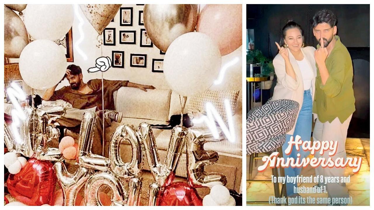 લગ્નની પહેલી ઍનિવર્સરીએ સોનાક્ષીએ પતિ માટે સોશ્યલ મીડિયામાં એક પોસ્ટ શૅર કરી હતી