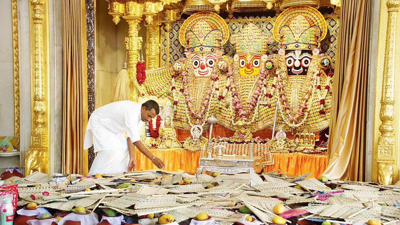 અમદાવાદમાં આવેલા વિશ્વપ્રસિદ્ધ જગન્નાથ મંદિર