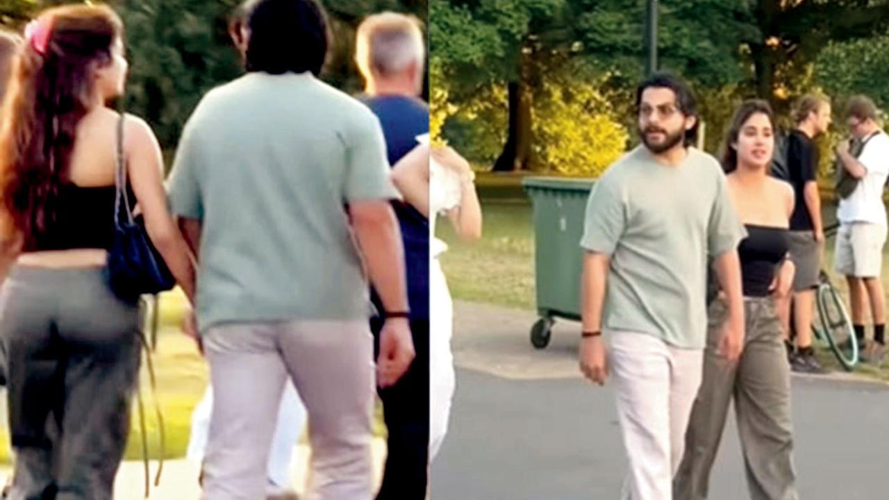 જાહ્‍‍નવી કપૂર અને શિખર પહારિયા