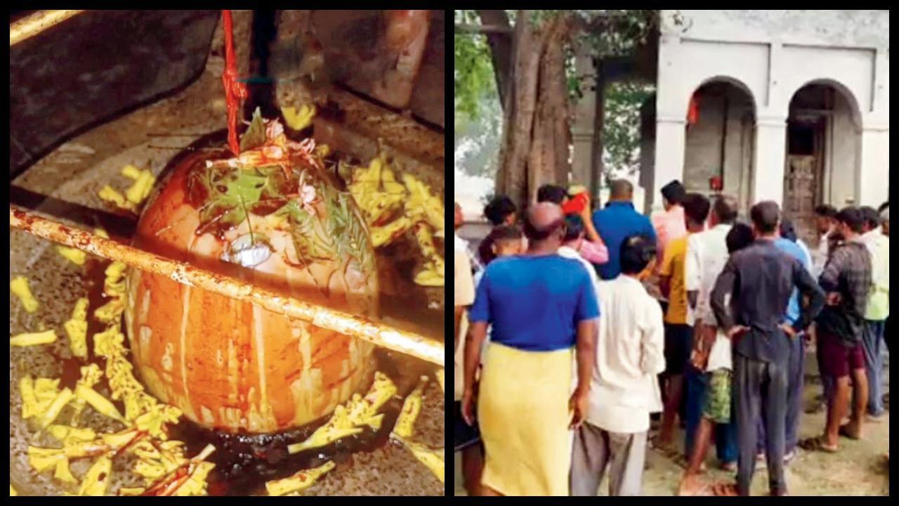 યુવકે શિવલિંગ પર ચડાવ્યું એક યુનિટ લોહી