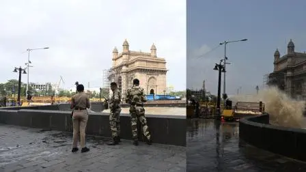 ગેટ વે ઑફ ઈન્ડિયા ખાતેનાં દૃશ્યો (તમામ તસવીર - અતુલ કાંબળે)