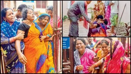ગઈ કાલે રથયાત્રામાં થયેલી નાસભાગમાં જીવ ગુમાવનારી વ્યક્તિઓના સ્વજનોના આક્રંદથી હૉસ્પિટલમાં માતમ છવાઈ ગયો હતો.