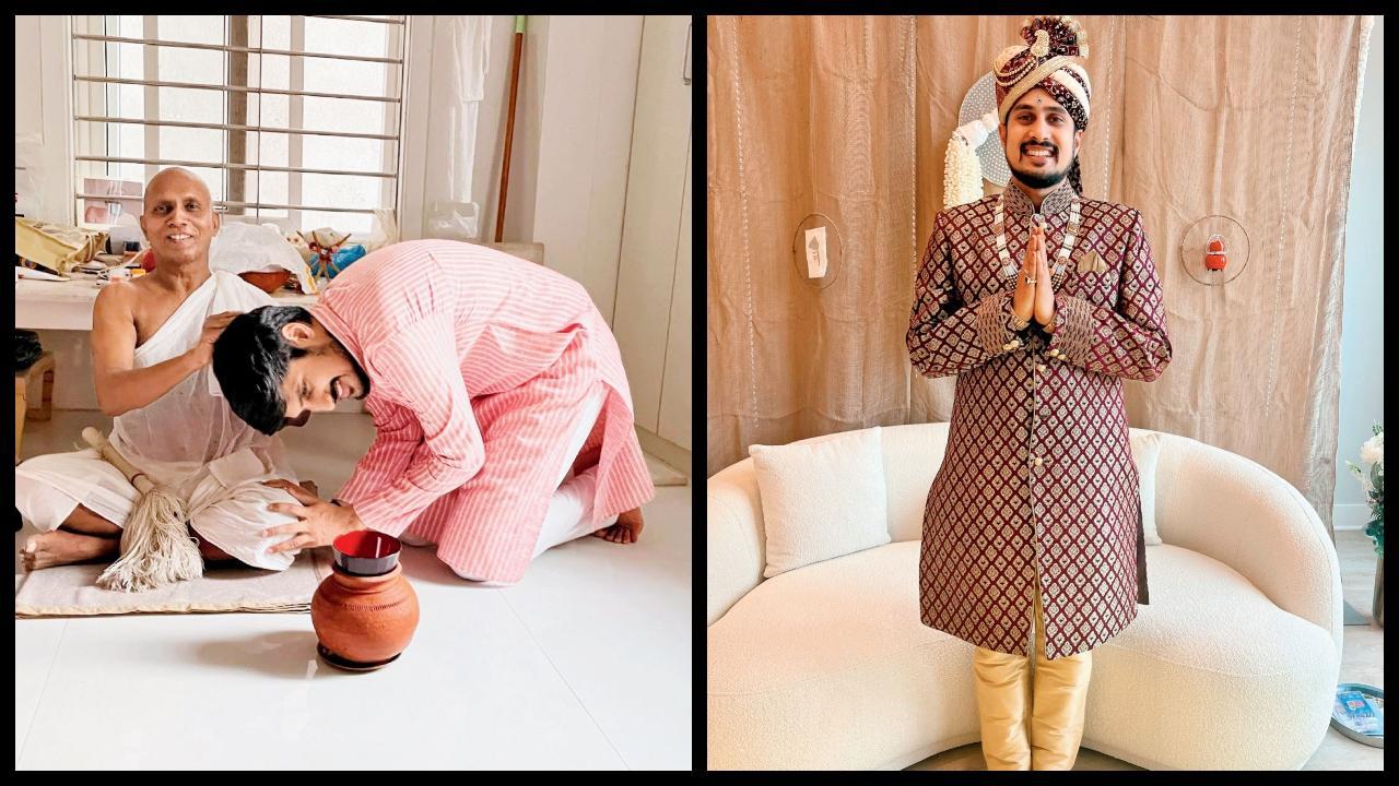 પંન્યાસ પ્રવર શ્રી વિરાગરત્ન મહારાજસાહેબ સાથે રિશી ઝવેરી,  રિશીના દીક્ષામહોત્સવમાં સહભાગી થવા વિદેશથી સવાસોથી દોઢસો લોકો  આવશે