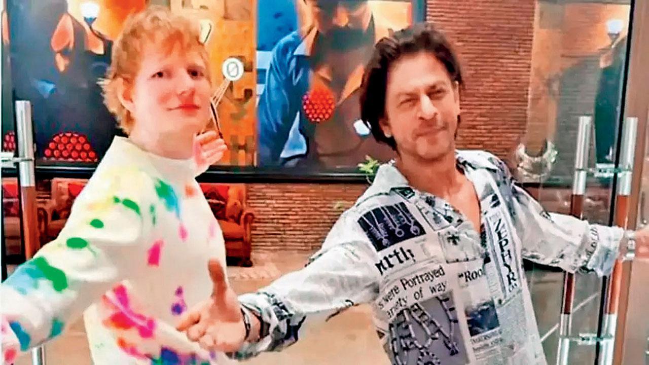 શાહરુખ ખાન અને એડ શીરન