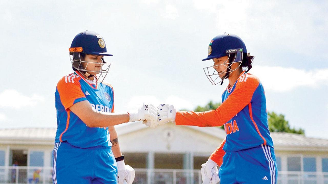 ભારતીય વિમેન્સ ટીમની બન્ને ઓપનર શફાલી વર્મા અને સ્મૃતિ માન્ધના.