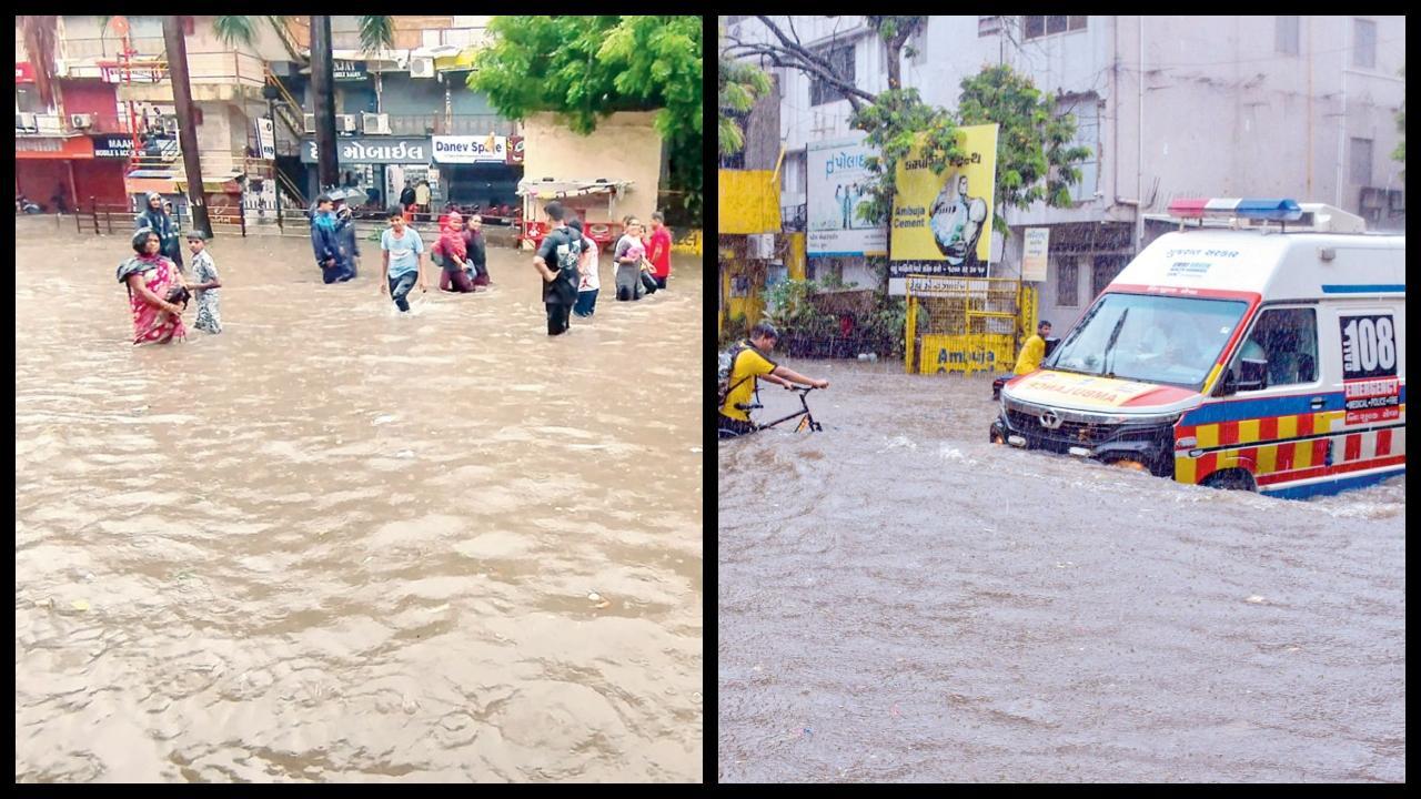સાંબેલાધાર વરસાદમાં સુરત પાણી-પાણી