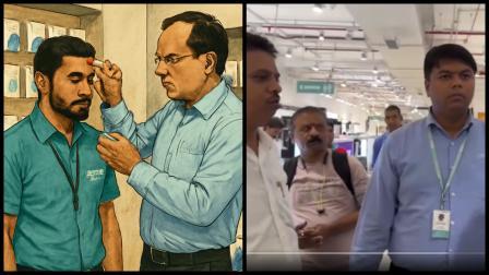 પ્રતીકાત્મક તસવીર સૌજન્ય AI અને વાયરલ વીડિયોમાંથી સ્ક્રીન શૉટ (તસવીર: X)
