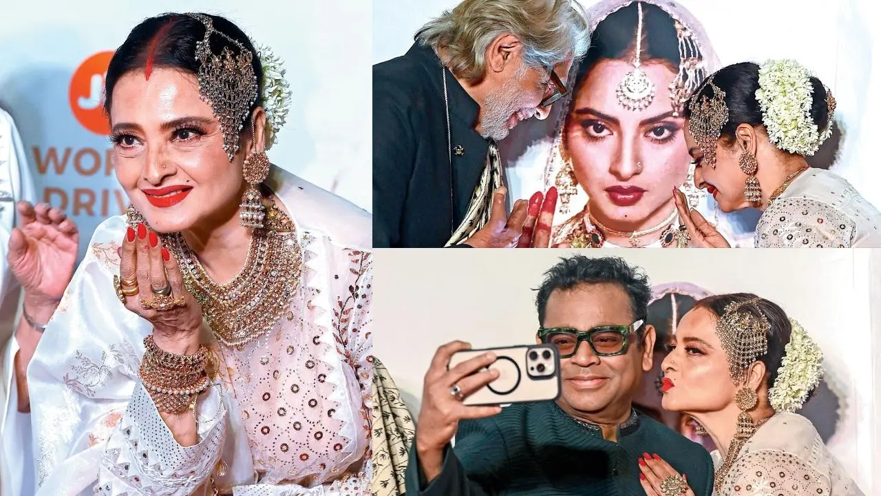 ફરી ઉમરાવ જાન બની રેખા: રીરિલીઝ ફિલ્મના સ્પેશ્યલ સ્ક્રીનિંગમાં ઊમટ્યું બૉલીવુડ