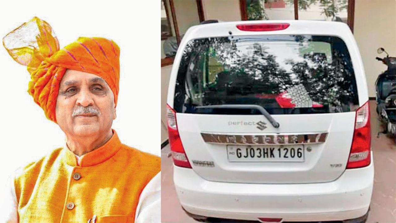 વિજય રૂપાણી અને તેમની કાર