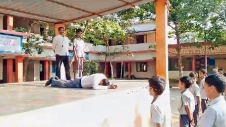 વાયરલ વીડિયોમાંથી સ્ક્રીન શૉટ