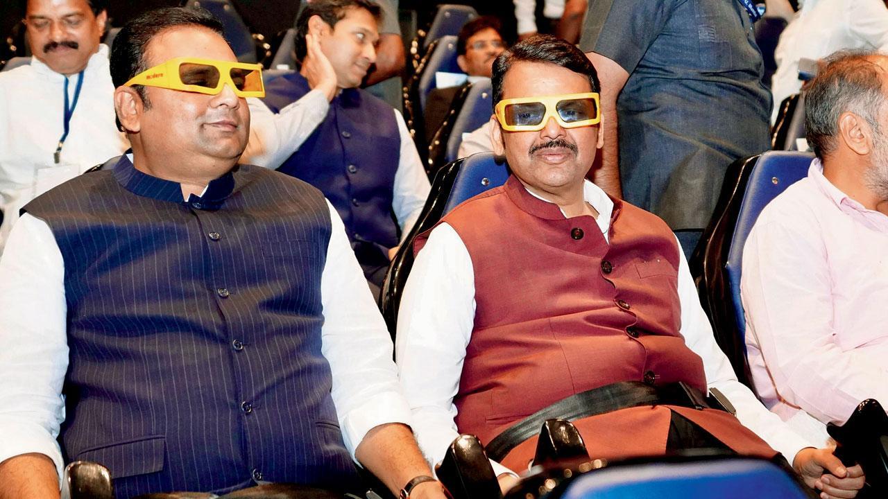 13D થિયેટરનું ગુરુવારે રાજ્યના મુખ્ય પ્રધાન દેવેન્દ્ર ફડણવીસના હસ્તે ઉદ્ઘાટન કરવામાં આવ્યું હતું