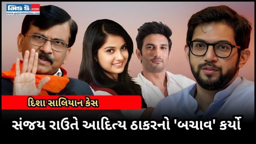 રાઉતે દિશા સલિયનની અરજીની નિંદા કરી, આદિત્ય ઠાકરે વિરુદ્ધ ગંદી રાજનીતિ ગણાવી