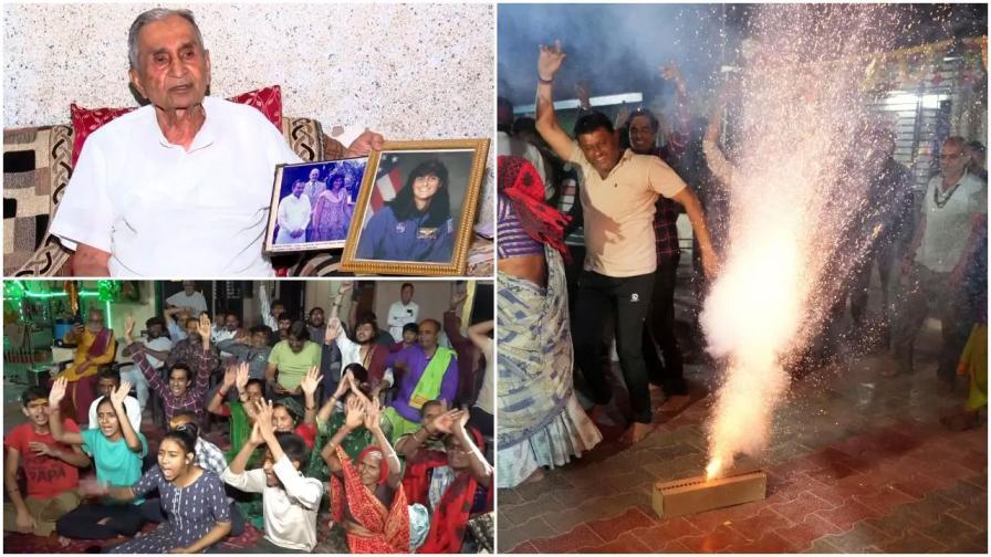 સુનીતા વિલિયમ્સના પરિવારમાં આનંદ