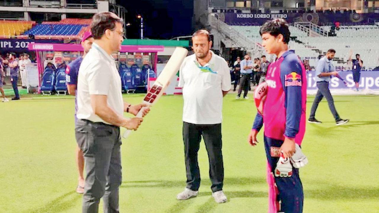 વૈભવ સૂર્યવંશી, સૌરવ ગાંગુલી