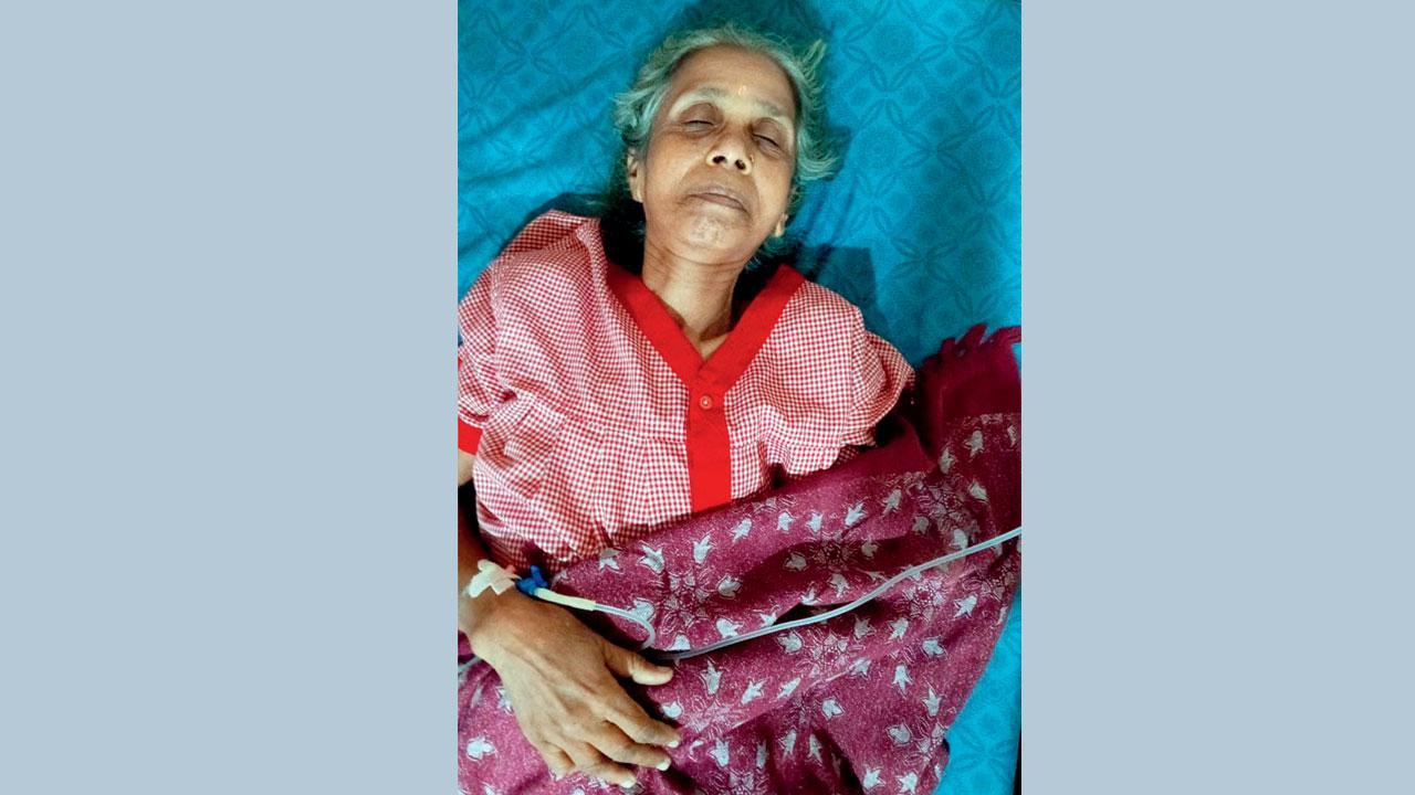 હૉસ્પિટલમાં ઍડ્‍મિટ લક્ષ્મી ગડા.