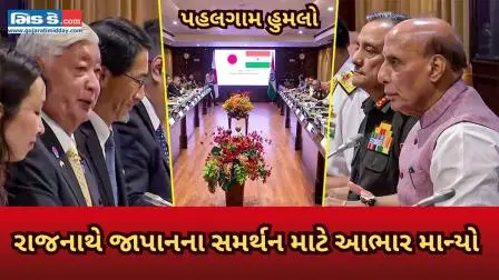 પહલગામ હુમલા પછી રાજનાથ સિંહે જાપાનના સમર્થન માટે આભાર માન્યો