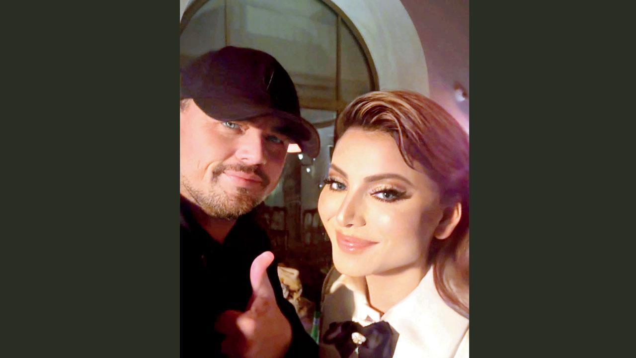 ઉર્વશી રાઉતેલા અને લિયોનાર્ડો ડિકૅપ્રિયો