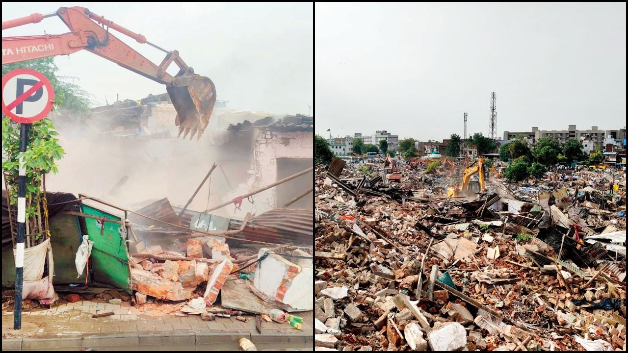 મલેકસાબાન તળાવની આસપાસ બની ગયેલાં ગેરકાયદેસર બાંધકામો પર બુલડોઝર ફરી વળ્યાં હતાં અને દબાણો હટાવવામાં આવ્યાં હતાં.