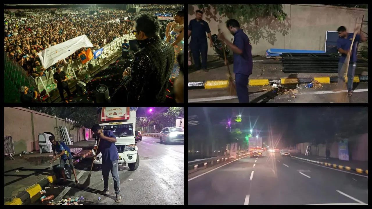AR રહમાનના કોન્સર્ટ બાદ નવી મુંબઈ મહાનગરપાલિકાની ભારે કસરત 5.5 ટન કચરો દૂર કર્યો
