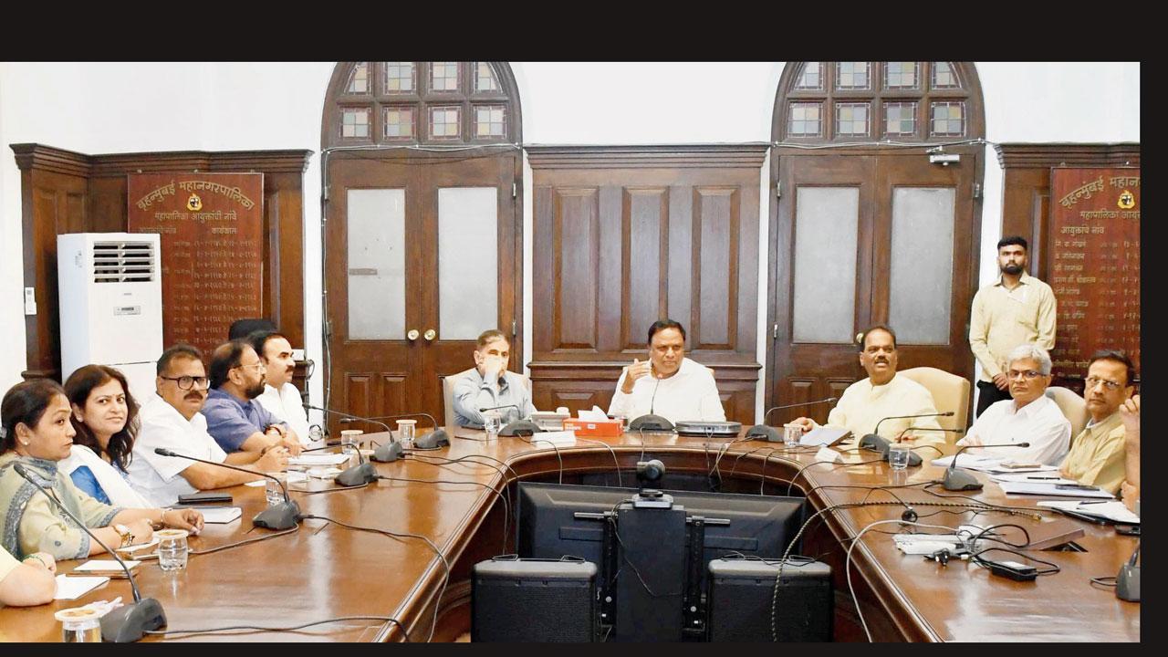 આશિષ શેલારની આગેવાનીમાં ગઈ કાલે BJPના પ્રતિનિધિમંડળે BMCના કમિશનરની મુલાકાત કરી હતી