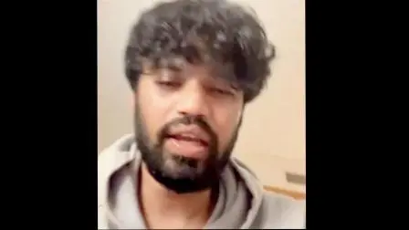 બાબિલ ખાનના વિડીયોનો સ્ક્રીનગ્રૅબ 