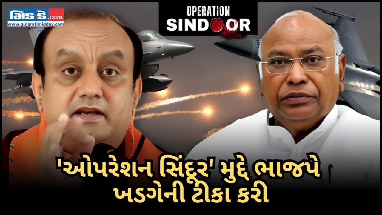 ઓપરેશન સિંદૂરને `નાની ઘટના` કહેવા બદલ ભાજપે ખડગેની ટીકા કરી