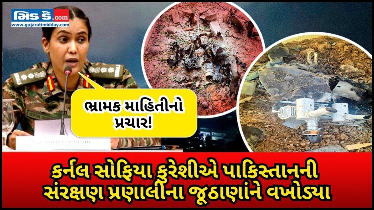 કર્નલ સોફિયા કુરેશીએ ખોટા દાવાઓ ફેલાવવા બદલ પાકિસ્તાનની ઝાટકણી કાઢી