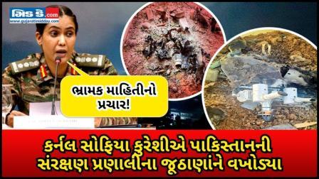 કર્નલ સોફિયા કુરેશીએ ખોટા દાવાઓ ફેલાવવા બદલ પાકિસ્તાનની ઝાટકણી કાઢી