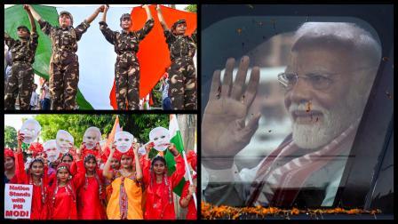 વડા પ્રધાન નરેન્દ્ર મોદીનો પટનામાં ભવ્ય રોડ શો (તસવીરો: PTI)