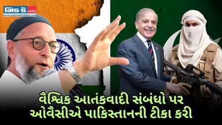 વૈશ્વિક આતંકવાદી સંબંધો પર ઓવૈસીએ પાકિસ્તાનની ટીકા કરી