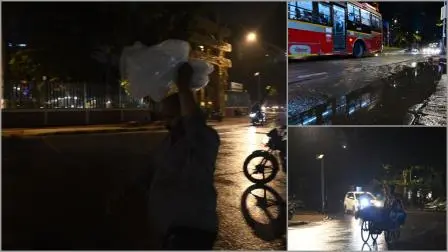 ગઇકાલે થયેલા વરસાદની તસવીરો (સૌજન્ય - આશિષ રાજે, શાદાબ ખાન, સમિઉલ્લાહ ખાન)