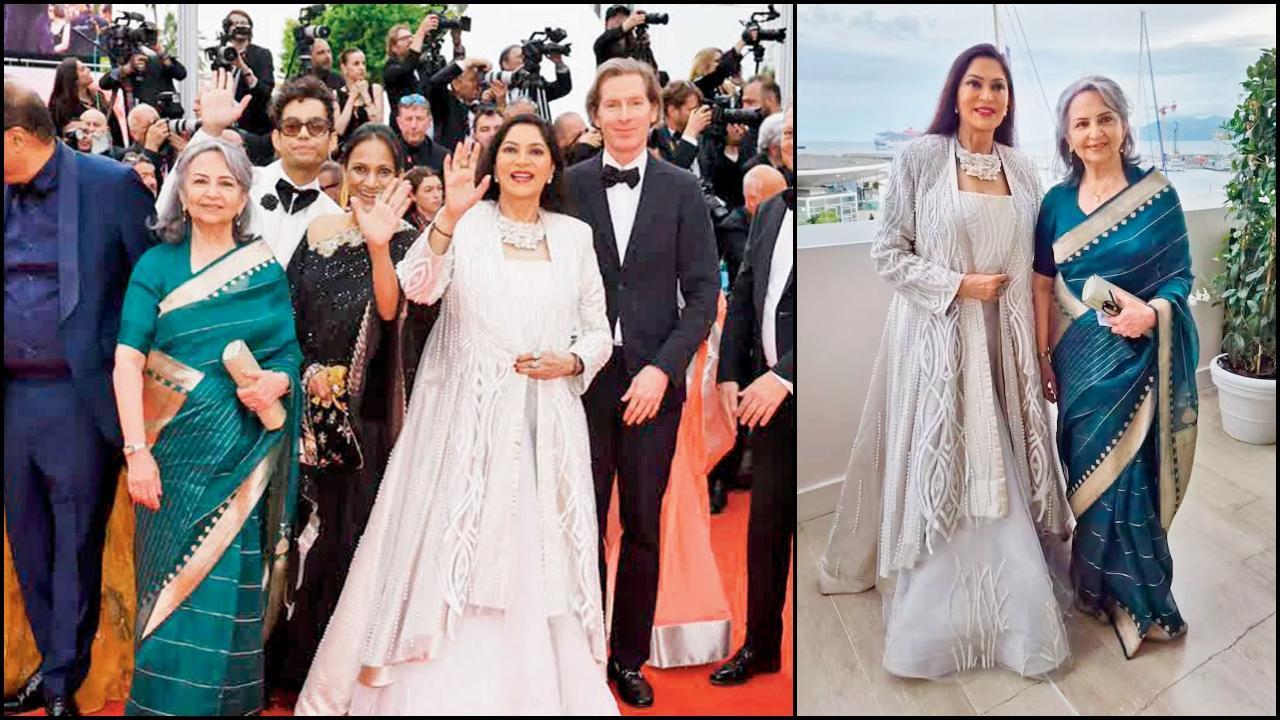 કાન ફિલ્મ ફેસ્ટિવલમાં રેડ કાર્પેટ પર છવાયાં શર્મિલા ટાગોર અને સિમી ગરેવાલ