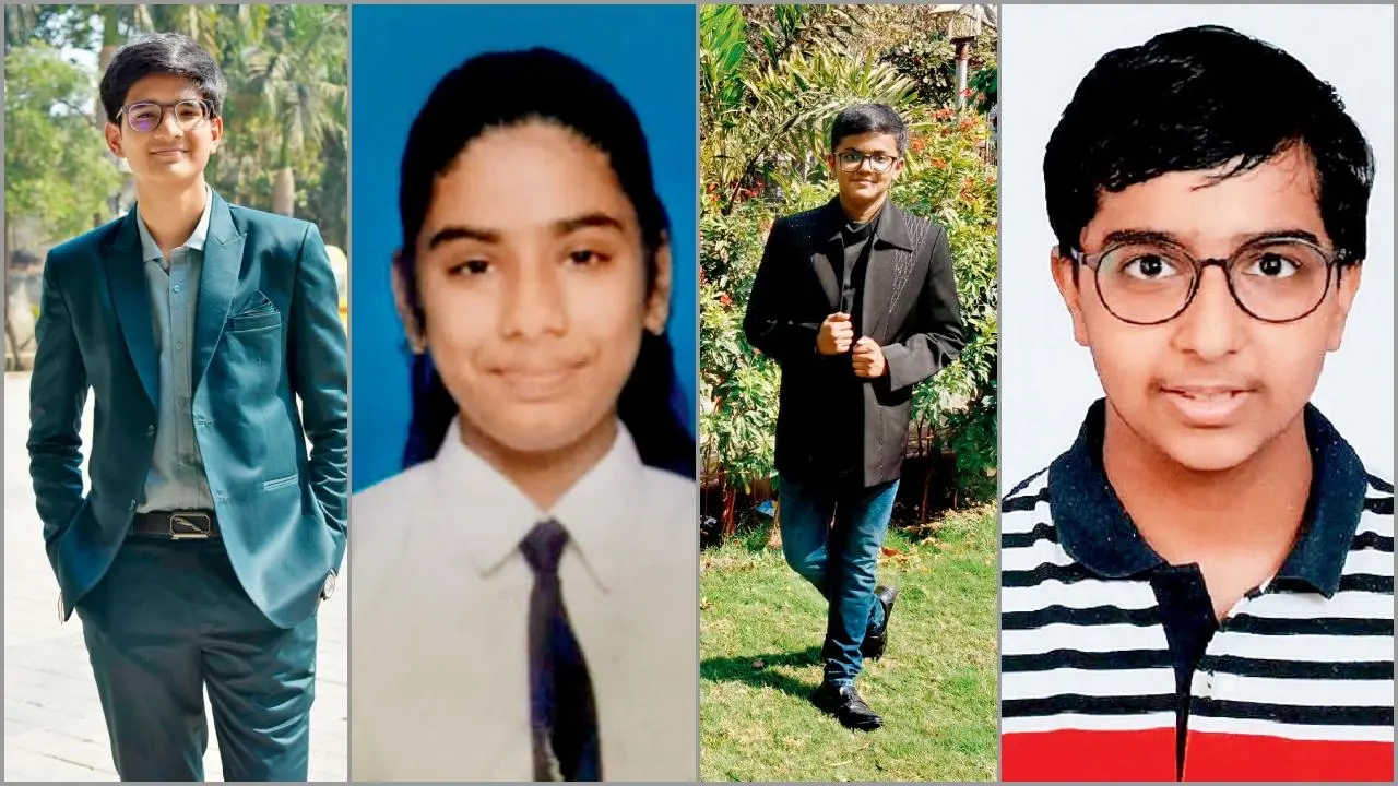 (ડાબેથી) રોનિશ શાહ, જીલ સાયર, ધૈર્ય શાહ અને સિધ્ધાર્થ મહેતા