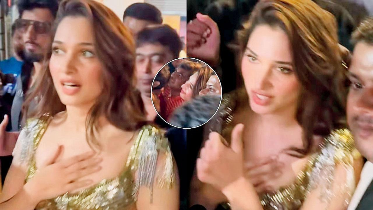 ચાહકોની ભીડે ઘેરી લેતાં તમન્ના અકળાઈ