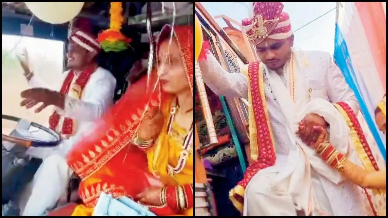 દુલ્હને શરત રાખેલી કે દુલ્હા પાસે જે વાહન હશે એમાં જ તેની વિદાય થશે