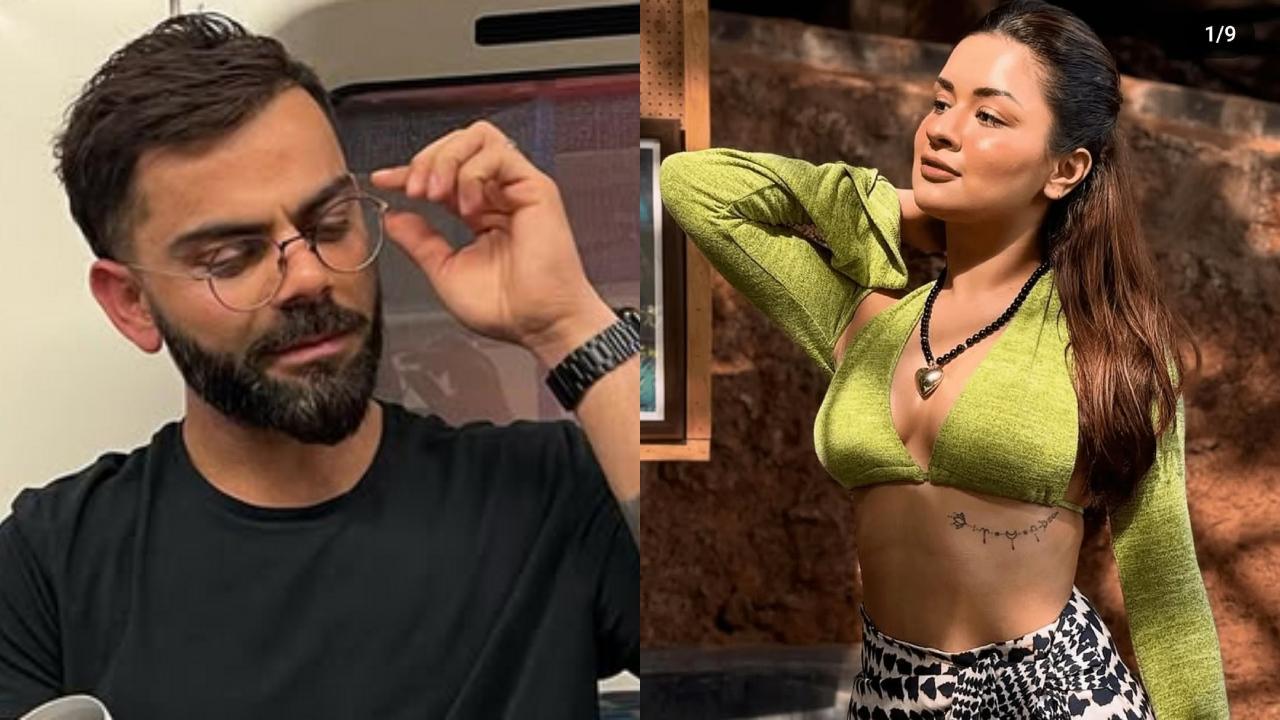 વિરાટ કોહલી અને અવનીત કૌર (તસવીર: સોશિયલ મીડિયા)