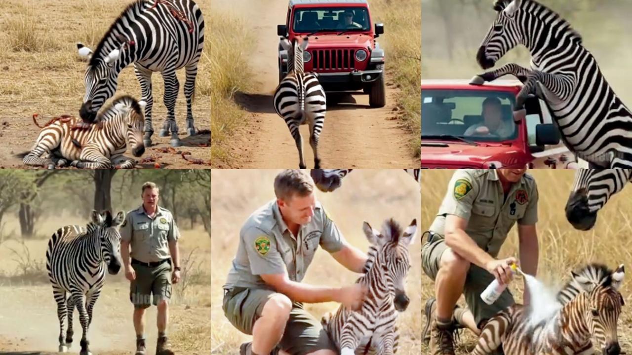 બચ્ચાને વીંછીઓના અટૅકથી બચાવવા માટે ઝીબ્રાની કોશિશ જોઈને દિલ ખુશ થઈ જશે