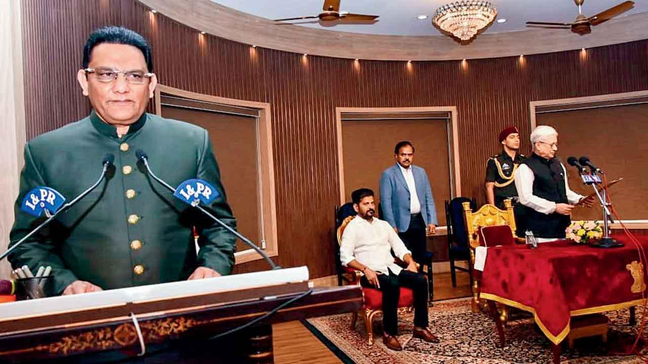 કૉન્ગ્રેસના નેતા મોહમ્મદ અઝહરુદ્દીને તેલંગણના પ્રધાન તરીકે શપથ લીધા