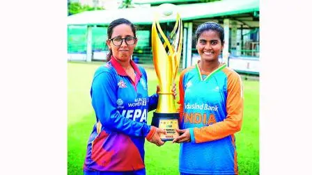 શ્રીલંકાના કોલંબોમાં આજે પ્રથમ વિમેન્સ બ્લાઇન્ડ T20 વર્લ્ડ કપની ફાઇનલ મૅચ રમાશે