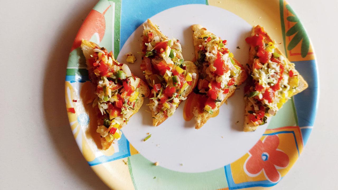 ચિલી ચીઝ ટોસ્ટ