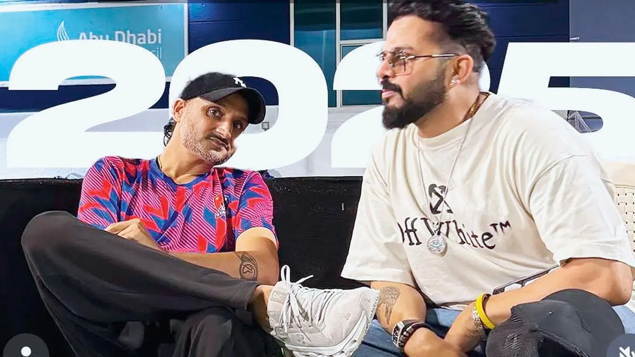 હરભજન સિંહ અને એસ. શ્રીસાન્તની ફાઇલ તસવીર