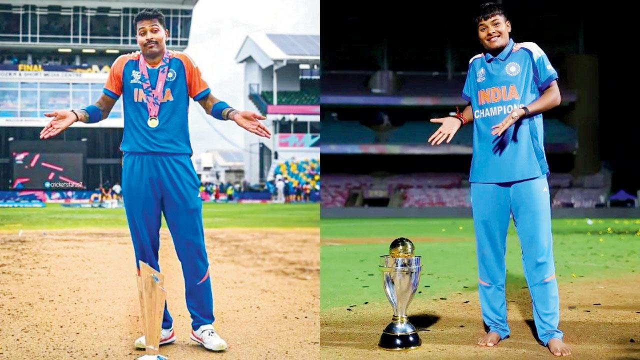 ક્રાન્તિ ગૌડે કરી હાર્દિકના આઇકૉનિક પોઝની કૉપી