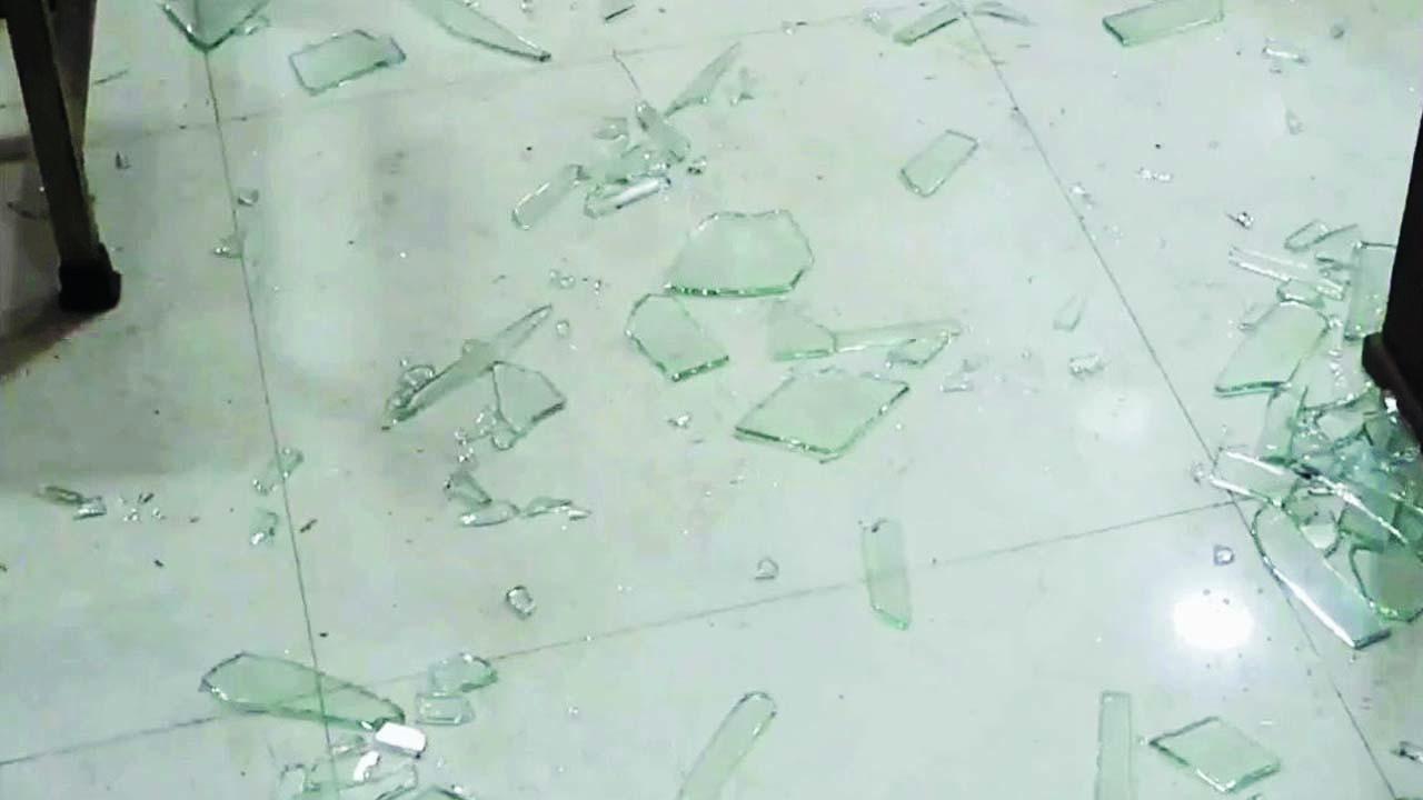 મંદિરની અંદર પણ નુકસાન થયું હતું