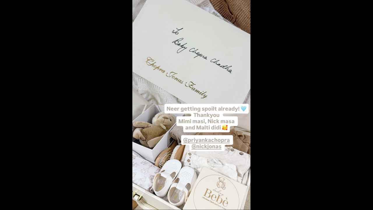 પરિણીતિ ચોપડાએ દીકરા નીરને ગિફ્ટ આપવા બદલ પ્રિયંકા ચોપડાનો આભાર માન્યો