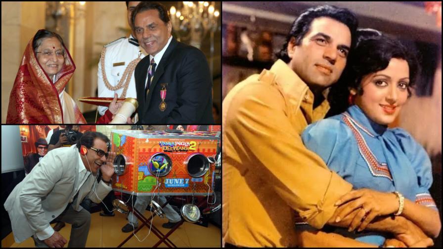 બૉલિવૂડ ઍકટર ધર્મેન્દ્રને ઈન્ડસ્ટ્રીમાં તેમના અભિનય માટે ઓળખવામાં આવે છે પરંતુ પર્સનલ લાઈફના લીધે પણ તે હંમેશા ચર્ચામાં રહે હતા. (તસવીરો: મિડ-ડે ફાઇલ તસવીર)