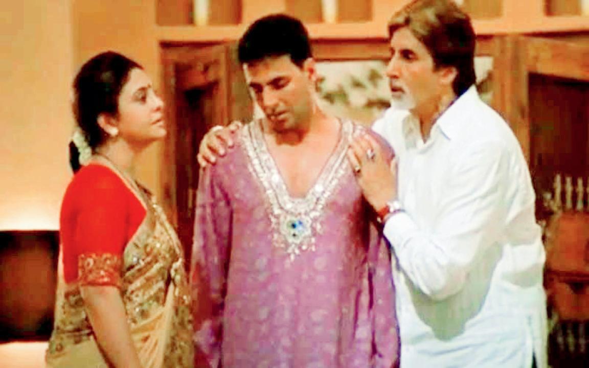 શેફાલી વર્મા, અક્ષય કુમાર અને અમિતાભ બચ્ચન ફિલ્મ ‘વક્ત’માં