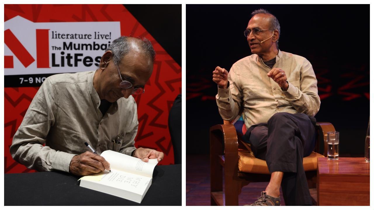 વેંકટરામન રામકૃષ્ણને લિટરેચર ફેસ્ટિવલમાં હાજરી આપી - તસવીર સૌજન્ય પીઆર