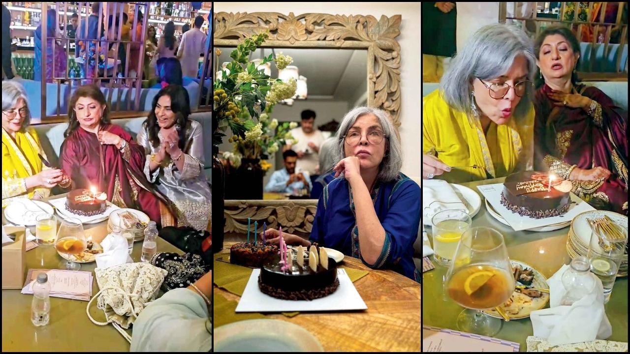 ઝીનત અમાને પોતાના ઘરે કેક અને ફૂલો સાથે ઊજવેલી પારિવારિક બર્થ-ડેની ક્ષણોના ફોટો સોશ્યલ મીડિયામાં શૅર કર્યા હતા.