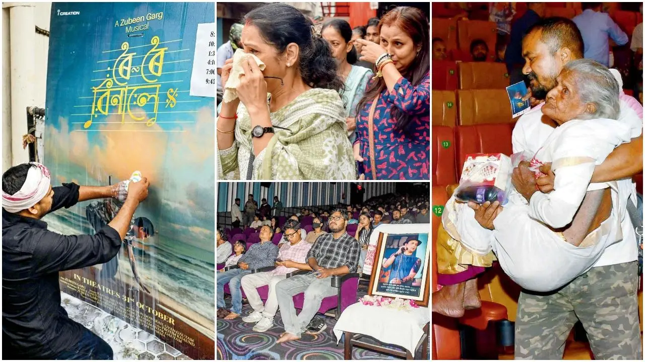 એક ચાહકે ફિલ્મના પોસ્ટર પર ઝુબીનના ફોટોને દૂધનો અભિષેક કર્યો, તો દરેક થિયેટરમાં એક ખાસ સીટ રાખવામાં આવી છે એમાં ઝુબીનનો ફોટો મૂકીને અને સીટને શણગારીને શ્રદ્ધાંજલિ આપવામાં આવી છે અને ચાલી ન શકતાં વૃદ્ધ માજીને પણ તેમનો દીકરો ઝુબીનની છેલ્લી ફિલ્મ જોવા લઈ આવ્યો હતો, ફિલ્મ જોઈને ચોધાર આંસુએ રડતા બહાર નીકળતા ચાહકો. 