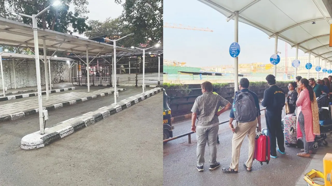 CNG શૉર્ટેજને કારણે ટર્મિનલ-1 પર તો રિક્ષા-ટૅક્સીની લાઇનો એકદમ ખાલીખમ હતી, ટર્મિનલ–2 પર મોટા ભાગના રિક્ષાડ્રાઇવર પિક-અપ નહોતા કરી રહ્યા.